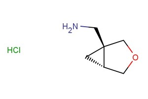 ((1S,5R)-3-Oxabicyclo[3.1.0]hexan-1-yl)methanamine hydrochloride