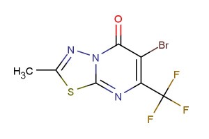 6-bromo-2-methyl-7-(trifluoromethyl)-[1,3,4]thiadiazolo[3,2-a]pyrimidin-5-one