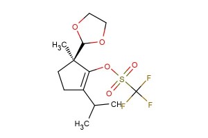 (R)-5-(1,3-dioxolan-2-yl)-2-isopropyl-5-methylcyclopent-1-en-1-yl trifluoromethanesulfonate