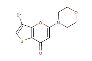 3-bromo-5-(morpholin-4-yl)-7H-thieno[3,2-b]pyran-7-one