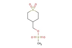 2-(1,1-dioxidotetrahydro-2H-thiopyran-4-yl)ethyl methanesulfonate