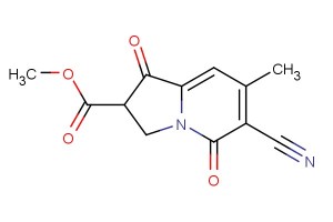 methyl 6-cyano-7-methyl-1,5-dioxo-1,2,3,5-tetrahydroindolizine-2-carboxylate
