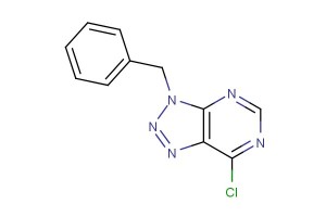 3-benzyl-7-chloro-3H-[1,2,3]triazolo[4,5-d]pyrimidine