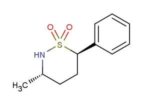 (3S,6R)-3-methyl-6-phenyl-1,2-thiazinane 1,1-dioxide