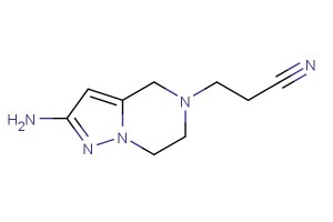 3-(2-amino-6,7-dihydropyrazolo[1,5-a]pyrazin-5(4H)-yl)propanenitrile