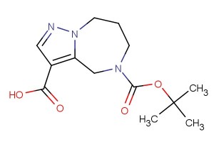 5-(tert-butoxycarbonyl)-5,6,7,8-tetrahydro-4H-pyrazolo[1,5-a][1,4]diazepine-3-carboxylic acid