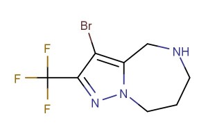 3-bromo-2-(trifluoromethyl)-5,6,7,8-tetrahydro-4H-pyrazolo[1,5-a][1,4]diazepine