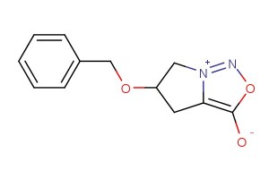 5-(benzyloxy)-5,6-dihydro-4H-pyrrolo[1,2-c][1,2,3]oxadiazol-7-ium-3-olate