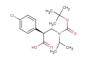 (S)-3-((tert-butoxycarbonyl)isopropylamino)-2-(4-chlorophenyl)propanoic acid