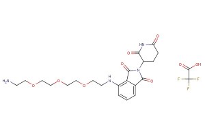 Thalidomide-4-NH-PEG3-NH2 TFA