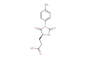 (S)-3-(1-(4-aminophenyl)-5-oxo-2-thioxoimidazolidin-4-yl)propanoic acid