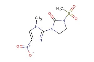 1-(1-methyl-4-nitro-1H-imidazol-2-yl)-3-(methylsulfonyl)imidazolidin-2-one