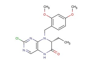 (R)-2-chloro-8-(2,4-dimethoxybenzyl)-7-ethyl-7,8-dihydropteridin-6(5H)-one