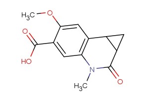 6-methoxy-3-methyl-2-oxo-1a,2,3,7b-tetrahydro-1H-cyclopropa[c]quinoline-5-carboxylic acid