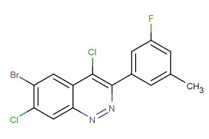 6-bromo-4,7-dichloro-3-(3-fluoro-5-methylphenyl)cinnoline