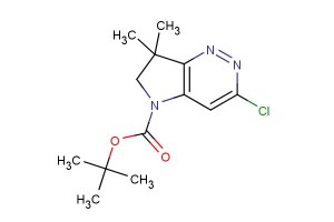 tert-butyl 3-chloro-7,7-dimethyl-6,7-dihydro-5H-pyrrolo[3,2-c]pyridazine-5-carboxylate