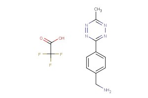 (4-(6-methyl-1,2,4,5-tetrazin-3-yl)phenyl)methanamine 2,2,2-trifluoroacetate