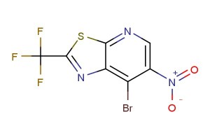 7-bromo-6-nitro-2-(trifluoromethyl)thiazolo[5,4-b]pyridine