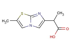 2-(2-methylimidazo[2,1-b]thiazol-6-yl)propanoic acid