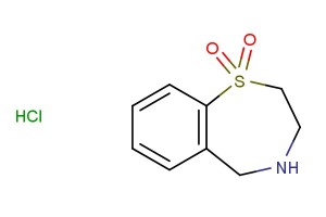 2,3,4,5-tetrahydrobenzo[f][1,4]thiazepine 1,1-dioxide hydrochloride