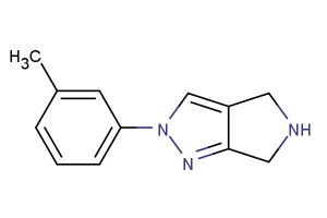 2-(m-tolyl)-2,4,5,6-tetrahydropyrrolo[3,4-c]pyrazole