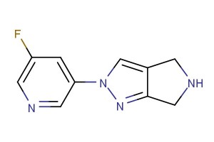 2-(5-fluoropyridin-3-yl)-2,4,5,6-tetrahydropyrrolo[3,4-c]pyrazole