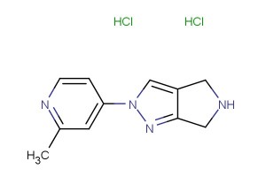 2-(2-methylpyridin-4-yl)-2,4,5,6-tetrahydropyrrolo[3,4-c]pyrazole dihydrochloride