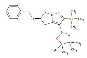 (R)-5-(benzyloxy)-3-(4,4,5,5-tetramethyl-1,3,2-dioxaborolan-2-yl)-2-(trimethylsilyl)-5,6-dihydro-4H-pyrrolo[1,2-b]pyrazole
