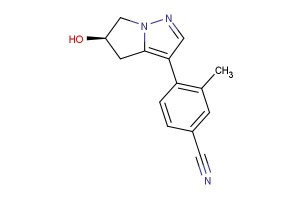 (R)-4-(5-hydroxy-5,6-dihydro-4H-pyrrolo[1,2-b]pyrazol-3-yl)-3-methylbenzonitrile