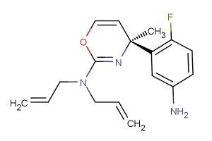 (S)-N,N-diallyl-4-(5-amino-2-fluorophenyl)-4-methyl-4H-1,3-oxazin-2-amine