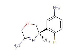(R)-5-(5-amino-2-fluorophenyl)-5-methyl-5,6-dihydro-2H-1,4-oxazin-3-amine