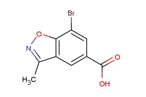 7-bromo-3-methylbenzo[d]isoxazole-5-carboxylic acid