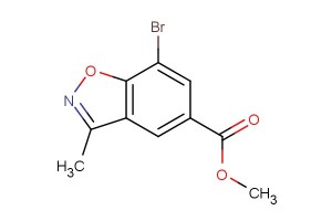 methyl 7-bromo-3-methylbenzo[d]isoxazole-5-carboxylate