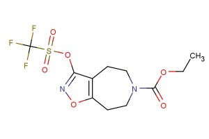 ethyl 3-(((trifluoromethyl)sulfonyl)oxy)-7,8-dihydro-4H-isoxazolo[4,5-d]azepine-6(5H)-carboxylate