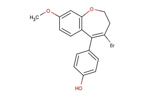 4-(4-bromo-8-methoxy-2,3-dihydrobenzo[b]oxepin-5-yl)phenol