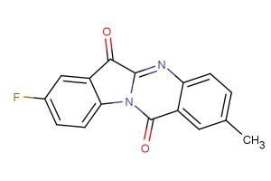 8-fluoro-2-methylindolo[2,1-b]quinazoline-6,12-dione