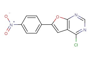 4-chloro-6-(4-nitrophenyl)furo[2,3-d]pyrimidine