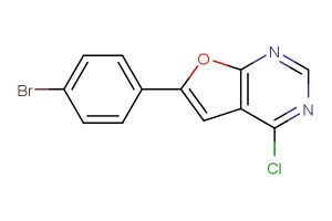 6-(4-bromophenyl)-4-chlorofuro[2,3-d]pyrimidine