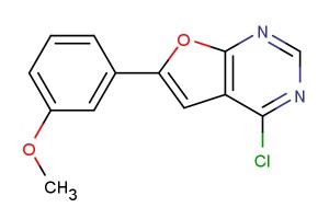 4-chloro-6-(3-methoxyphenyl)furo[2,3-d]pyrimidine