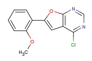 4-chloro-6-(2-methoxyphenyl)furo[2,3-d]pyrimidine