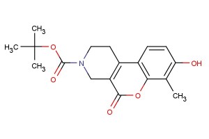 tert-butyl 8-hydroxy-7-methyl-5-oxo-4,5-dihydro-1H-chromeno[3,4-c]pyridine-3(2H)-carboxylate