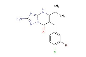 2-amino-6-(3-bromo-4-chlorobenzyl)-5-isopropyl-[1,2,4]triazolo[1,5-a]pyrimidin-7(4H)-one