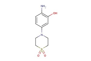 4-(4-amino-3-hydroxyphenyl)thiomorpholine 1,1-dioxide