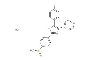 SB 203580 hydrochloride; RWJ 64809 hydrochloride; Adezmapimod hydrochloride