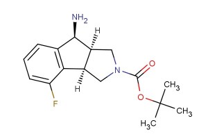 tert-butyl (3aR,8S,8aR)-8-amino-4-fluoro-3,3a,8,8a-tetrahydroindeno[1,2-c]pyrrole-2(1H)-carboxylate