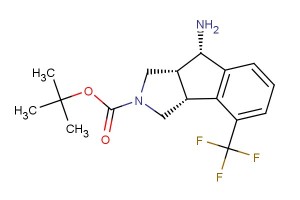 tert-butyl (3aR,8S,8aR)-8-amino-4-(trifluoromethyl)-3,3a,8,8a-tetrahydroindeno[1,2-c]pyrrole-2(1H)-carboxylate