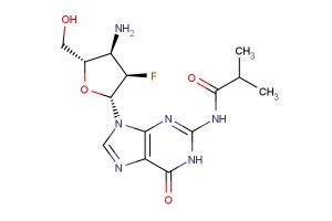 N-(9-((2R,3R,4R,5S)-4-amino-3-fluoro-5-(hydroxymethyl)tetrahydrofuran-2-yl)-6-oxo-6,9-dihydro-1H-purin-2-yl)isobutyramide