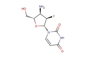 1-((2R,3R,4R,5S)-4-amino-3-fluoro-5-(hydroxymethyl)tetrahydrofuran-2-yl)pyrimidine-2,4(1H,3H)-dione