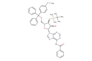 N-(9-((2R,3R,4S,5R)-4-((tert-butyldimethylsilyl)oxy)-3-hydroxy-5-(((4-methoxyphenyl)diphenylmethoxy)methyl)tetrahydrofuran-2-yl)-9H-purin-6-yl)benzamide