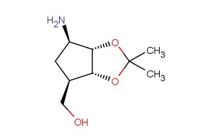 ((3aR,4R,6R,6aS)-6-amino-2,2-dimethyltetrahydro-4H-cyclopenta[d][1,3]dioxol-4-yl)methanol